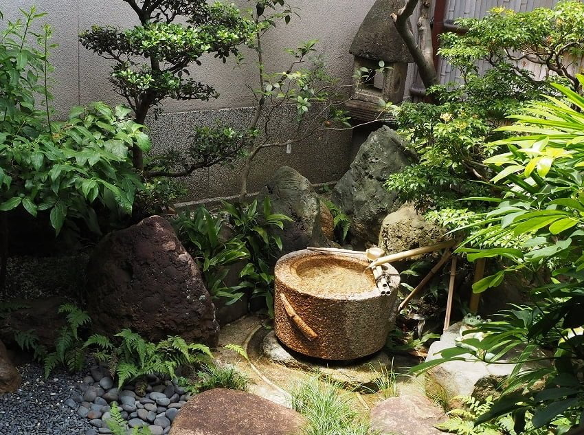 寺田屋の庭園
