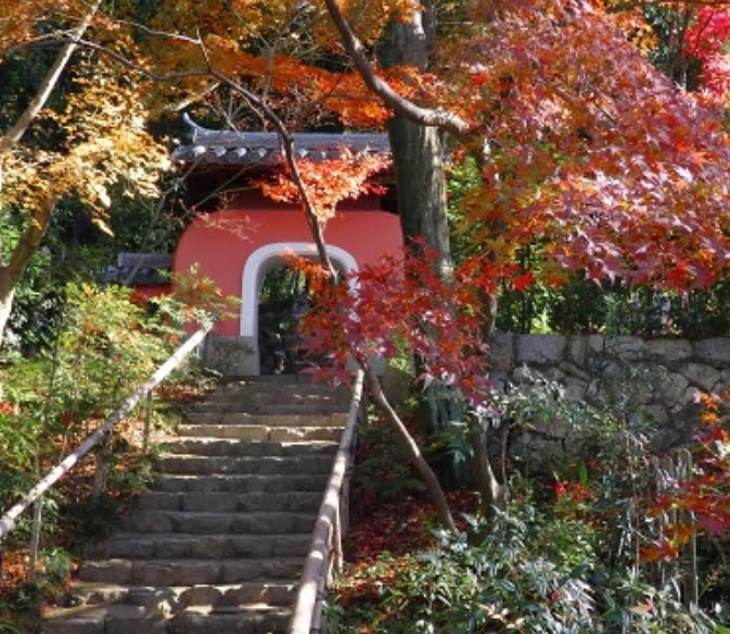 石峰寺の紅葉